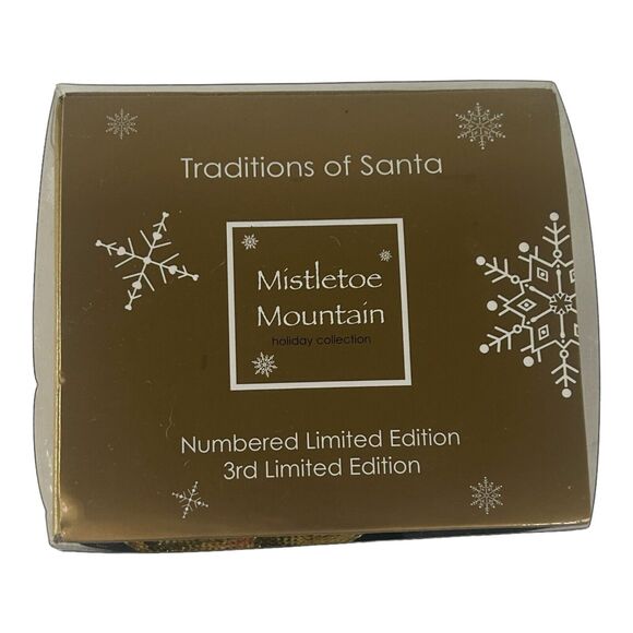 Mistletoe Mountain Traditions of Santa Claus Ornament “Peebles” America 1918 - Picture 10 of 16